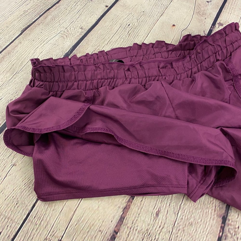 Aeropostale Live Love Dream Running Purple Shorts - Picture 6 of 7